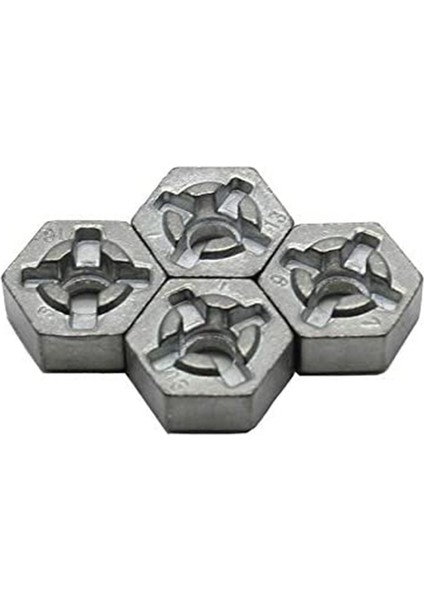 4 Adet Metal 12MM Tekerlek Altıgen -ZJ09 Legend 1/10 Rc Araba Için (Yurt Dışından)