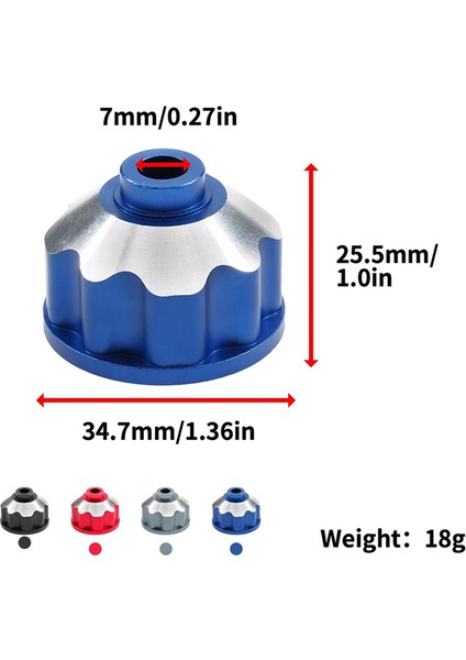 Metal Taşıyıcı Kasa Muhafazası 8981 1/10 Rc Araba Için, 4 (Yurt Dışından)