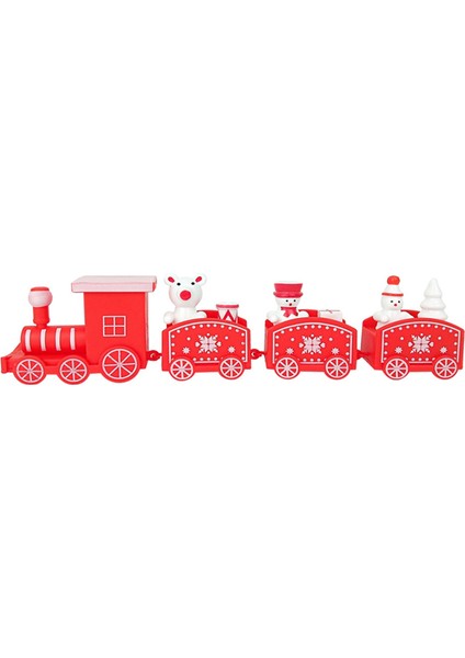Adet Noel Tren Süslemeleri Tren Dekorlu Mini Tren Dekor Seti (Yurt Dışından)