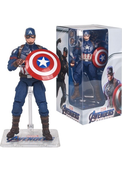 Marvel Yenilmezler Demir Adam Kaptan Amerika Örümcek Adam Yok Edici Hulk Venom Maket Oyuncaklar (Yurt Dışından)