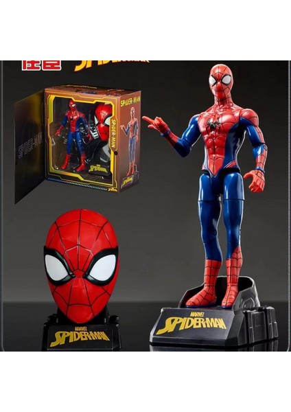 Marvel Avengers Iron Man Örümcek Adam Hareketli Maket Dönüşüm Oyuncakları (Yurt Dışından)
