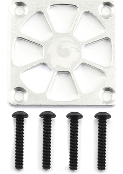 Soğutma Fanı Kapağı 30X30MM Rc Motor Elektrikli Regülatörlü Fan Gümüş (Yurt Dışından)
