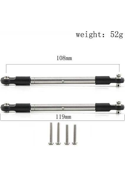 2 Adet Metal Ayak Bağlantıları Bağlantı Çubuğu Bağlantısı 2.0 Için (Yurt Dışından)