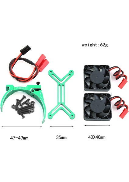 4985 1717 Motor Isı Emici Çift Soğutma Fanı Isı Emici,4 (Yurt Dışından)