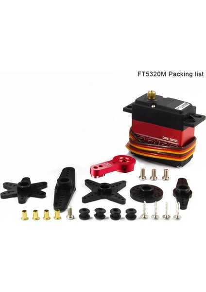 FT5330M Dijital Servo Metal Gear Dijital Servo 18 110 Rc Araba Için (Yurt Dışından) indirimleri