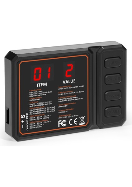 Rc Tekneler Için Programlama Kartı 50 Ila 150A Esc Hız Kontrol Cihazı (Yurt Dışından)