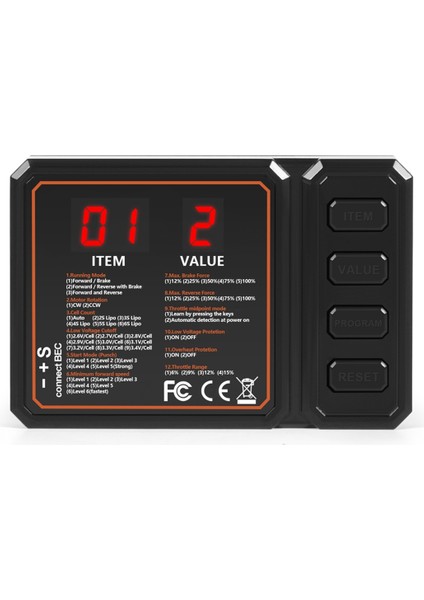 Rc Tekneler Için Programlama Kartı 50 Ila 150A Esc Hız Kontrol Cihazı (Yurt Dışından) fiyatları