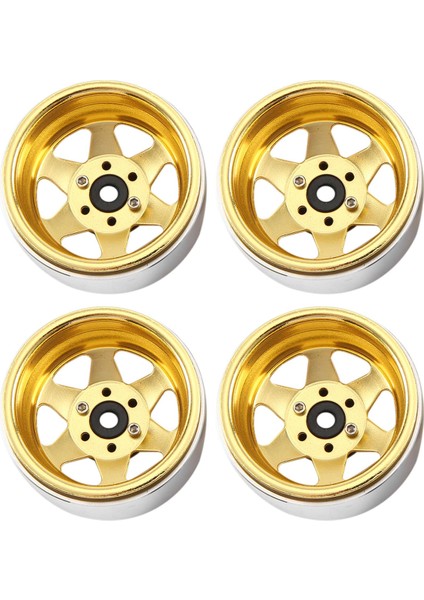 Ofset -8.9mm Metal 1.9 Inç Beadlock Jant Göbeği, Altın (Yurt Dışından)