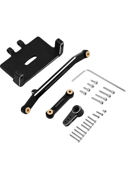 Servo Montaj Braketi Direksiyon Kolu Axial SCX24 1/24, Kırmızı (Yurt Dışından)