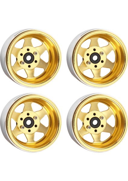 Ofset -8.9mm Metal 1.9 Inç Beadlock Jant Göbeği, Altın (Yurt Dışından)