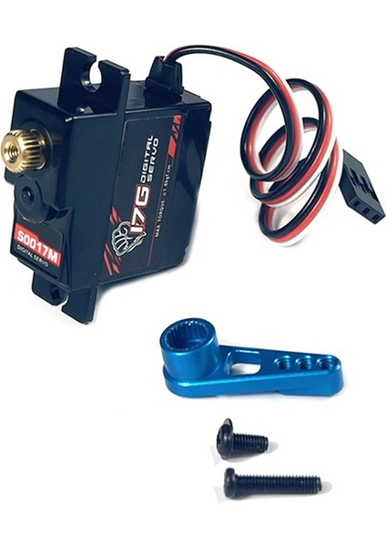 17G 3.5kg Dişli Dijital Servo ve Servo Kolu C14 MN99S Rc Araba Için, 2 (Yurt Dışından)