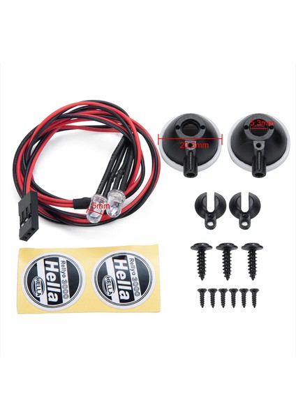 Axial SCX10 Wraith RR10 Trx4 Trx6 1/10 Rc Araba Için Spot Işığı (Yurt Dışından) modelleri