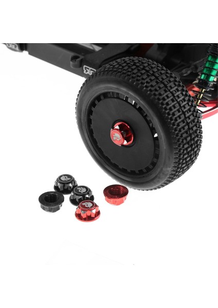 4 Adet 17MM M12 Tekerlek Altıgen Somunu 1/7 Motor Km Rc Araba Için, Siyah (Yurt Dışından)