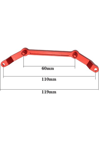 Metal Rc Araba Gövde Direği Bağlantıları Kabuk Sütunu, Gümüş (Yurt Dışından)