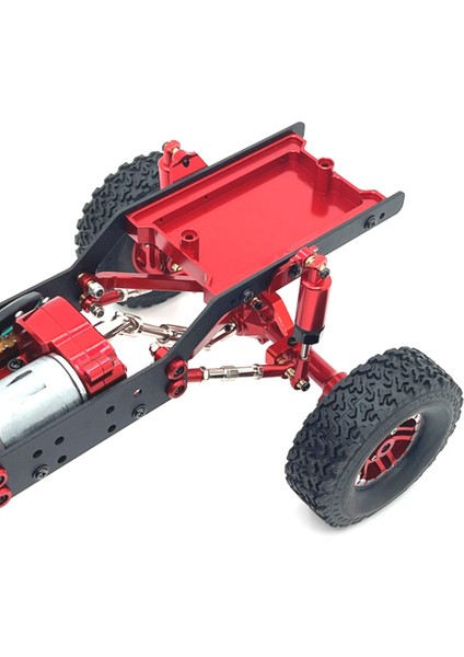 Rc Araba Yükseltme Arka Kuyruk Plakası Kiti 1/12 MN99S Kırmızı (Yurt Dışından)