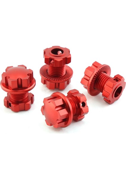 Metal 17MM Yivli Tekerlek Altıgen Göbek Adaptörü 8654, Mavi (Yurt Dışından)