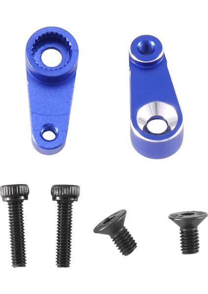 2 Adet Metal 25T Servo Kol Servo Korna 9740, Mavi (Yurt Dışından)