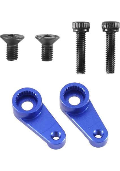 2 Adet Metal 25T Servo Kol Servo Korna 9740, Mavi (Yurt Dışından)