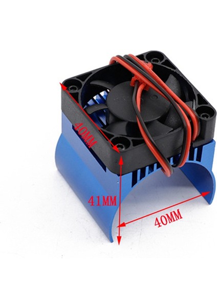 1/10 E-Rc Araba Için 42MM Motor Soğutma Fanı Isı Emici, 3 (Yurt Dışından)