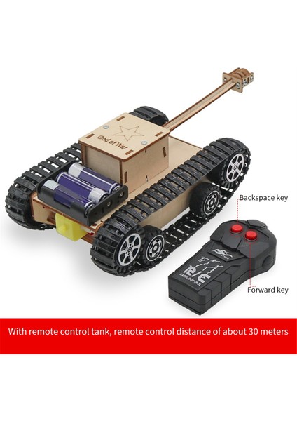 Kendin Yap Çocuklar Için Bilim Deneyi Kitleri-Rc Off Road Paletli Tank Çocuklar Için (Yurt Dışından)