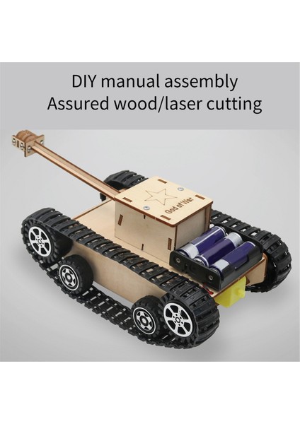 Kendin Yap Çocuklar Için Bilim Deneyi Kitleri-Rc Off Road Paletli Tank Çocuklar Için (Yurt Dışından)