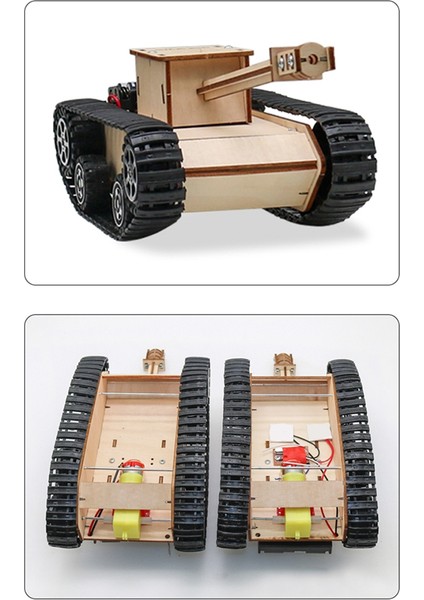 Kendin Yap Çocuklar Için Bilim Deneyi Kitleri-Rc Off Road Paletli Tank Çocuklar Için (Yurt Dışından)