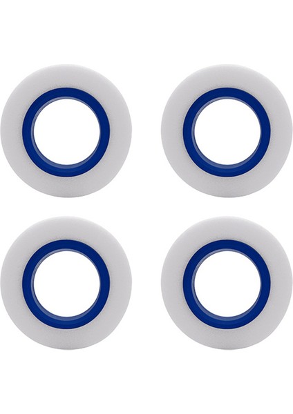 4 Adet Çift Aşamalı Tpe Köpük 120MM 2.2 Inç Tekerlek Lastiklerine Uygun, Mavi (Yurt Dışından)
