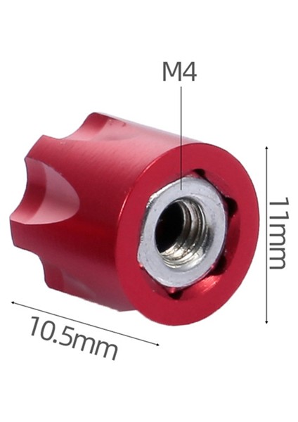 4 Adet Metal Rc Araba Jant Merkezi Kapak Somunu, 2 (Yurt Dışından)