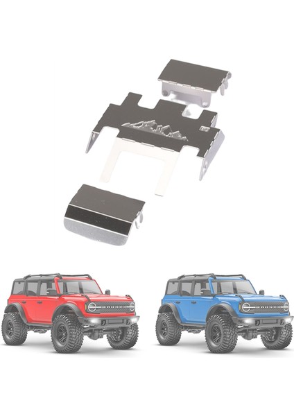 1/18 Rc Araba Için 3 Adet Şasi Zırhı Aks Koruyucusu Kaydırma Plakası (Yurt Dışından)