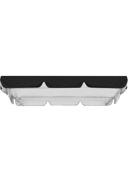 Açık Hava Salıncak Üstü Örtü Sandalye Örtüsü Güneş Gölgelik Örtüsü Siyah (Yurt Dışından)