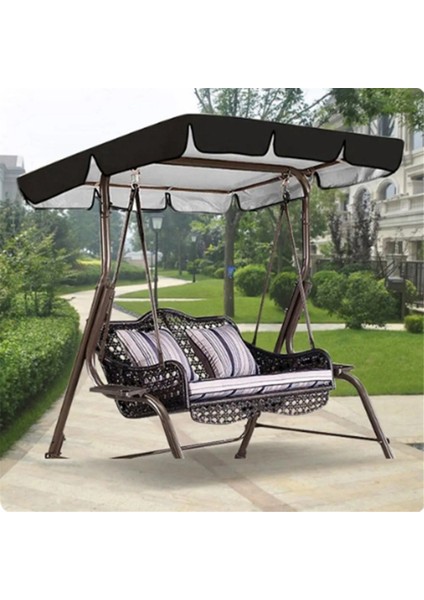 Açık Hava Salıncak Üstü Örtü Sandalye Örtüsü Güneş Gölgelik Örtüsü Siyah (Yurt Dışından) indirimleri