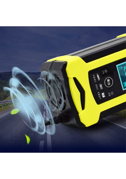 12V 6A Araç Şarj Cihazı 220V Akıllı Motosiklet Araç Şarj Cihazı Ab Fişi (Yurt Dışından)