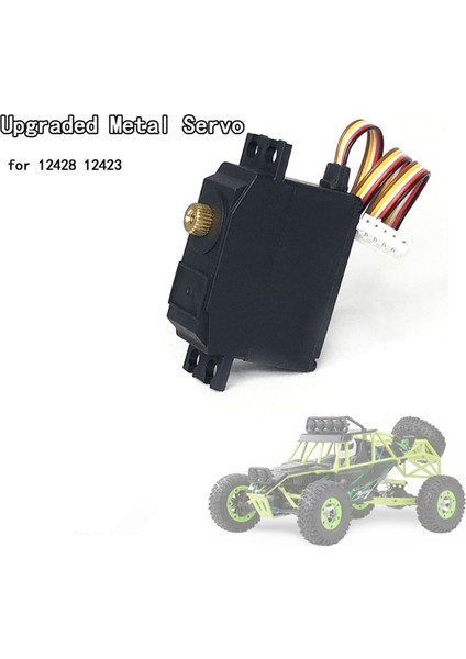 12428 12423 12427 1/12 Rc Araba Için 5 Kablolu Metal Dişli Servo (Yurt Dışından)