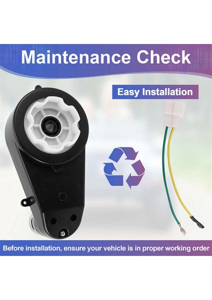 2 Adet RS555 Çocuk Oyuncakları Araba Motorları 24V 40000RPM (Yurt Dışından)