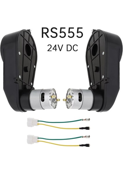2 Adet RS555 Çocuk Oyuncakları Araba Motorları 24V 40000RPM (Yurt Dışından)