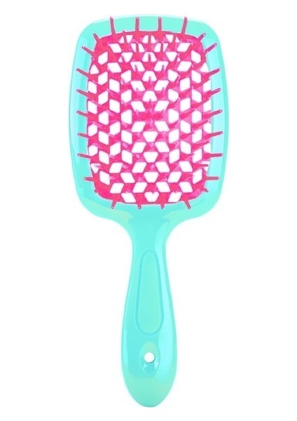 Mavi Gül Kırmızı Janeke Saç Fırçası Dolaşık Açıcı Saç Fırçası Büyük Plaka Masaj Taraklar Saç Fırçaları Oymak Berber Tarağı Salon Saç Şekillendirici Araçları (Yurt Dışından)