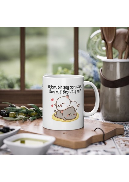 Mochi Cat Aşkım Bir Şey Sorucam. Ben Mi? Beşiktaş Mı?