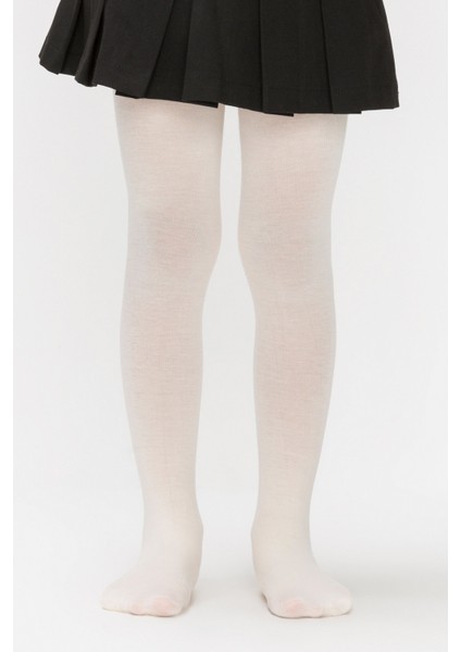 Çocuk Extra Cotton Pamuklu Düz Külotlu Çorap