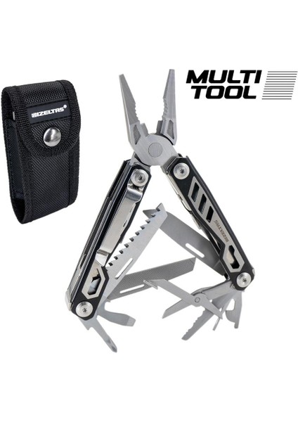 Multi Tool 15 Fonksiyonlu Çok Amaçlı El Aleti 155 mm