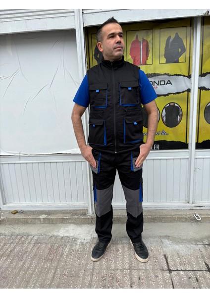 Avangart Pantolon ve Yelek Takım