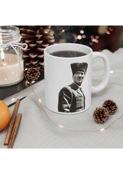 Mustafa Kemal Atatürk Baskılı Kupa / Özel Kupa Bardak