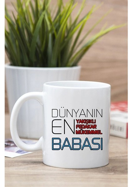 Dünyanın En Yakışıklı Babası Kupa Bardak /// Özel