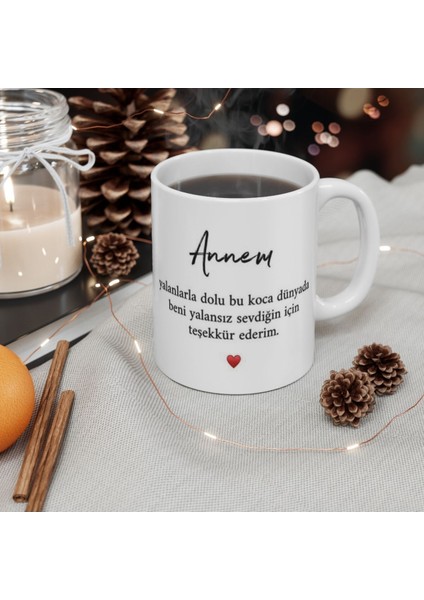 Anneler Günü /// Özel Baskılı Özel Bardak /// Canım Annem