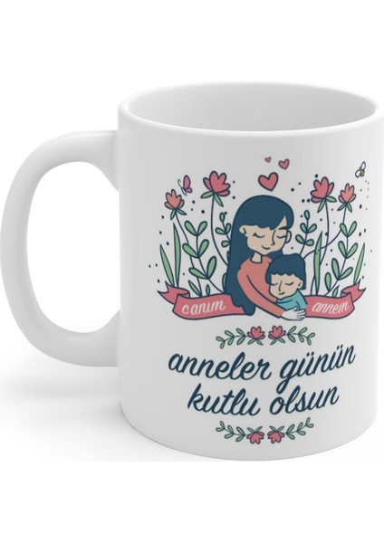Anneler Gününe Özel /// Özel Baskılı Özel Bardak /// Canım Annem