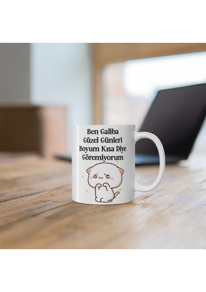 Mochi Cat Efsane Sözler Baskılı Kupa