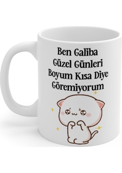 Mochi Cat Efsane Sözler Baskılı Kupa