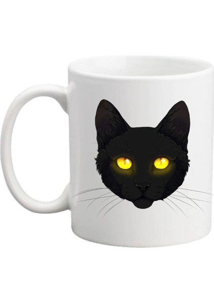 Kedi Baslılı Kupa Bardak / Sevimli Kediler