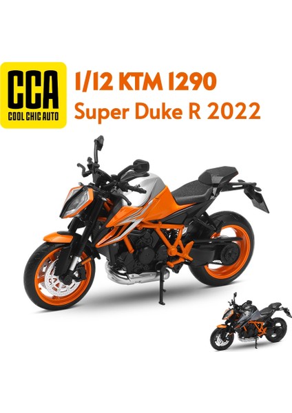 1/12 Ktm 1290 Super Duke R 2022 Oyuncak Motosiklet Cca Diecast Model 1:12 Spor Yarış Minyatür Koleksiyonu Çocuk Çocuklar Için Hediye (Yurt Dışından)