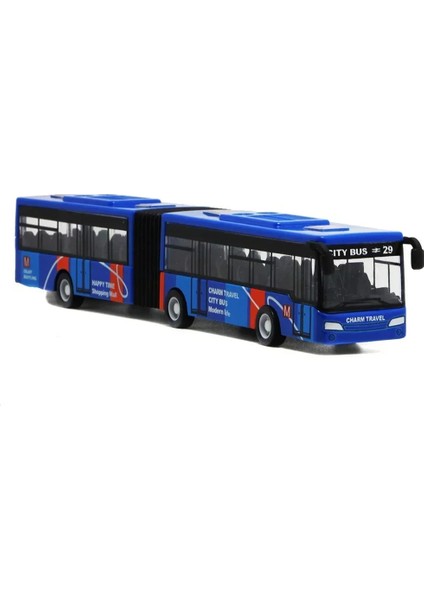 1:64 Alaşım Şehir Otobüsü Model Araçlar Şehir Ekspres Otobüs Çift Otobüsler Pres Döküm Araçlar Oyuncaklar Komik Geri Çekilebilir Araba Çocuklar Çocuklar Hediyeler (Yurt Dışından)