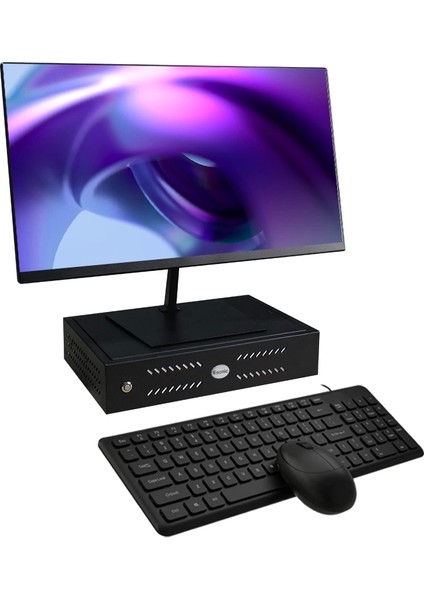 Mk2 I5 12400 8gb Ddr4 120SSD 24" Monitörlü Set Mini Pc
